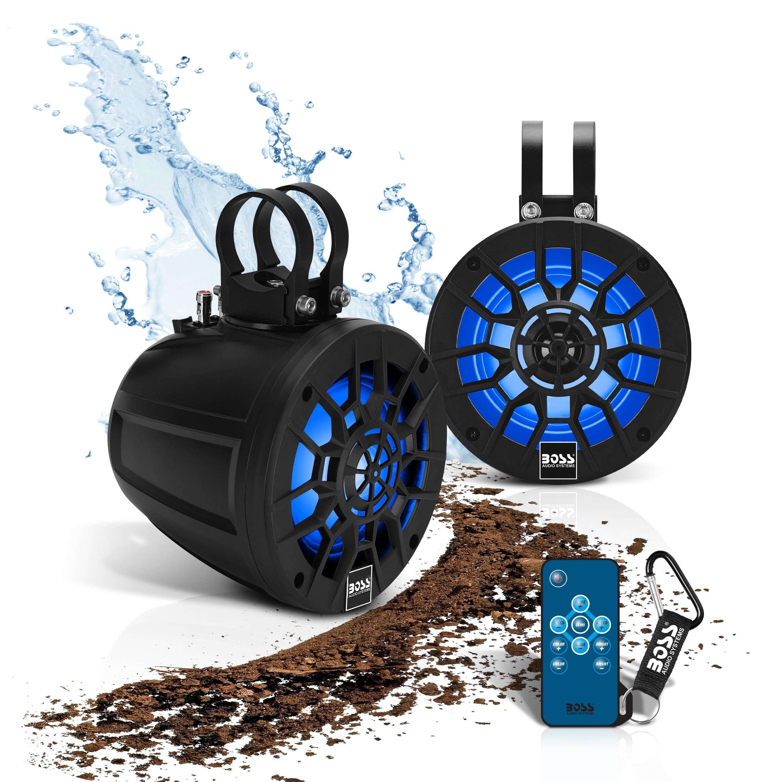 Amazon.com: BOSS Audio Systems MPWT50RGB ATV UTV Marine Boat 5.25